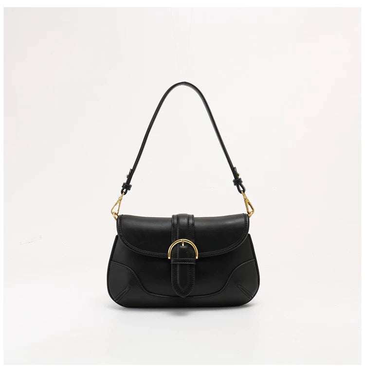 Women Buckle Shoulder Bag