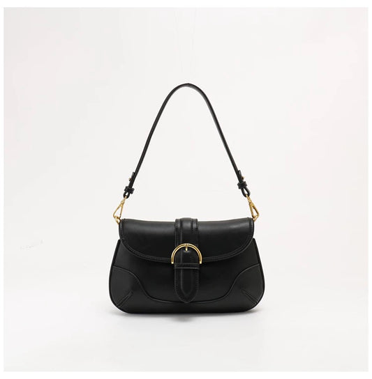 Women Buckle Shoulder Bag