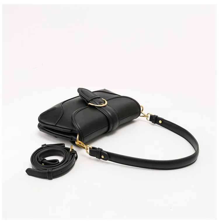 Women Buckle Shoulder Bag