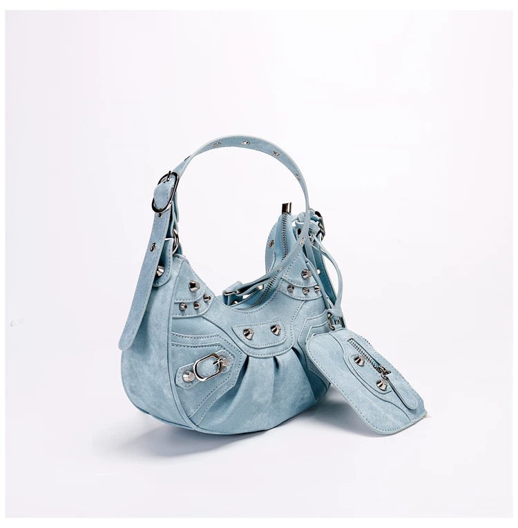 Women Jean Blue Shoulder Bag