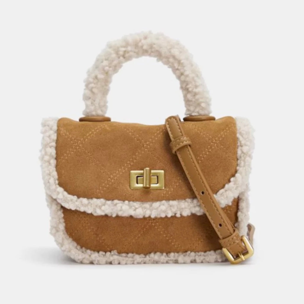 Women Suede Shoulder Bag