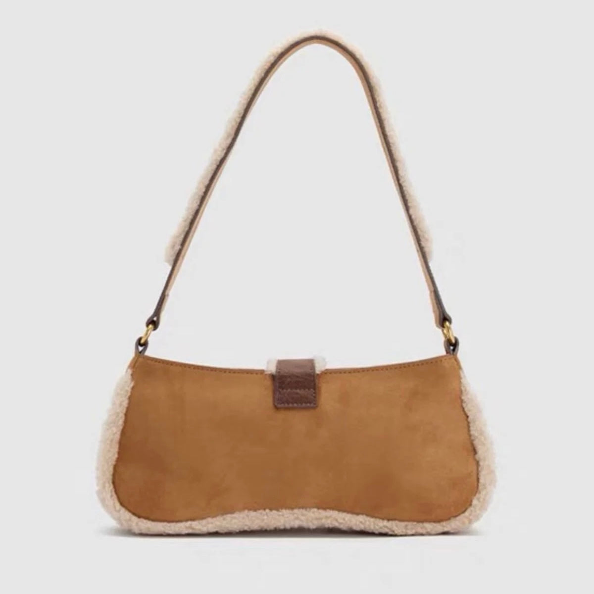 Women Suede Baguette Bag